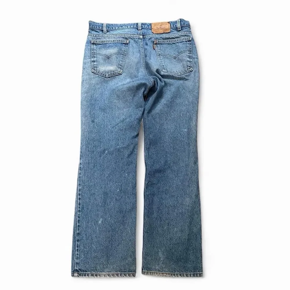 Vintage 80s Levi’s 517 Men’s 34x30 Bootcut Western Faded Cowboy Jeans